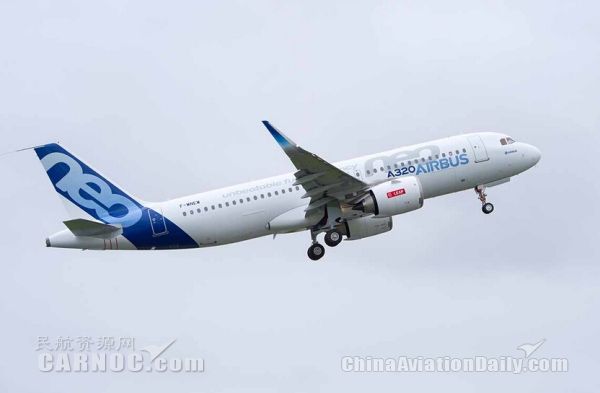配LEAP发动机的A320neo飞机领证 近期交付