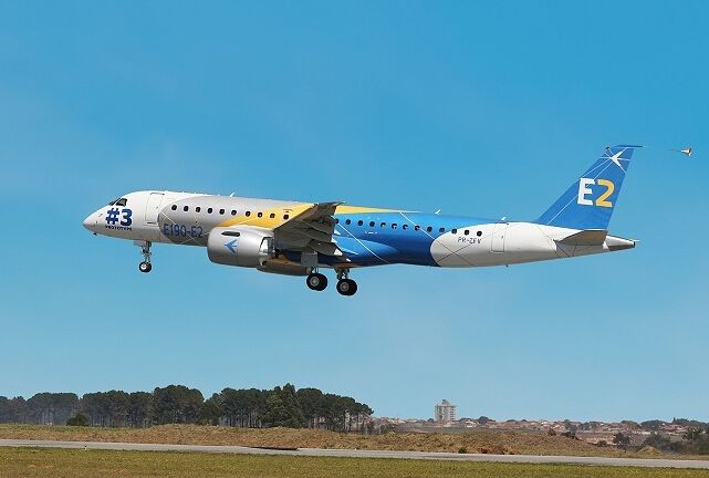 第三架E190-E2测试机首飞 预计2018年交付