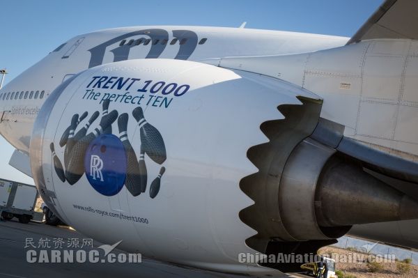 罗尔斯-罗伊斯遄达1000TEN助力波音787-10启程